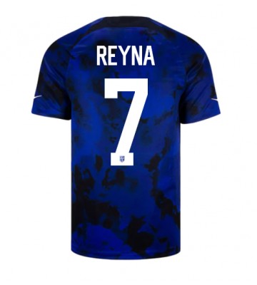 Lacne Muži Futbalové dres Spojené štáty Giovanni Reyna #7 MS 2022 Krátky Rukáv - Preč